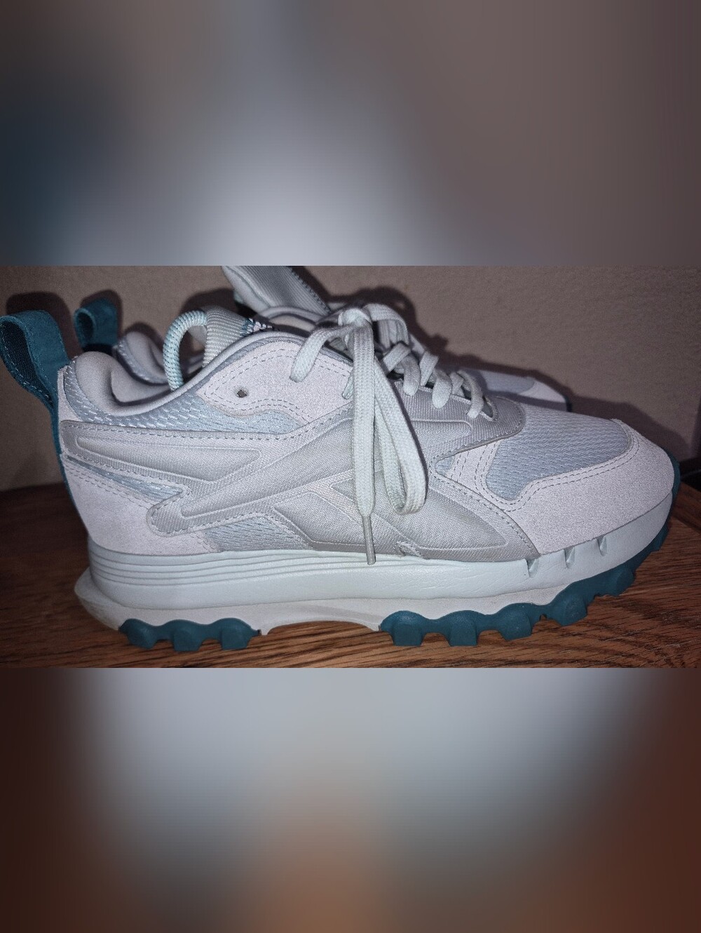 Reebok x Cardi B Classic Leather V2 sneakers in "Whisper Blue" Women's Size 8